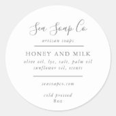 Stickers savon personnalisables (Devant)