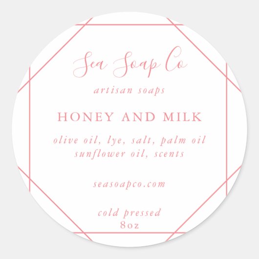 Stickers savon personnalisables (Devant)