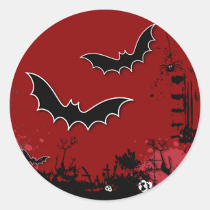 Stickers Sceau d'enveloppe d'Halloween