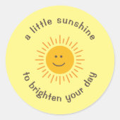 Stickers Sceau Enveloppe Un Peu Soleil (Devant)