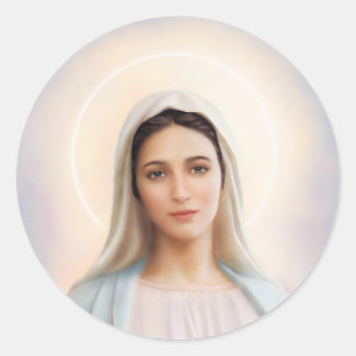 Stickers Sceau Notre Dame de Tihaljina Enveloppe