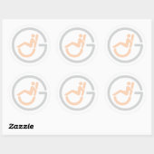 Stickers Sceau Opaque HESONWHEELS (Feuille)