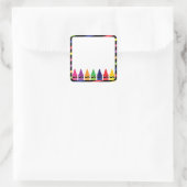 Stickers scolaires avec Crayons (Sac)
