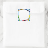 Stickers scolaires avec Crayons (Sac)