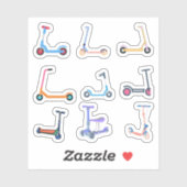 Stickers Scooter (Feuille)