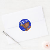 Stickers Scrapbook Dancing Teddy Bear 1er annivers (Enveloppe)