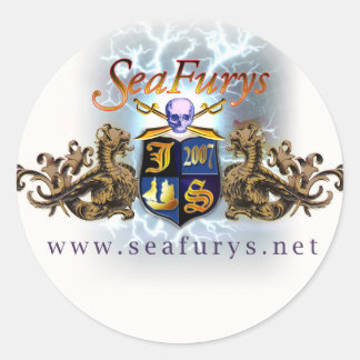 Stickers SeaFurys Shield (blanc)