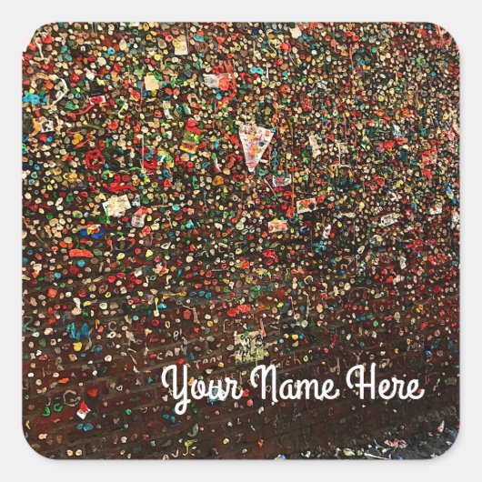 Stickers Seattle Gum Wall #3 (Devant)