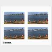 Stickers Seattle Skyline #4-2 (Feuille)