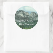 Stickers Seneca Rocks West Virginia Mountains (Sac)