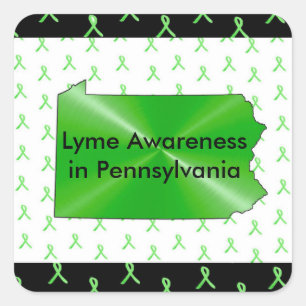 Stickers Sensibilisation à la maladie de Lyme en P