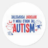 Stickers sensibilisation sur l'autisme (Devant)