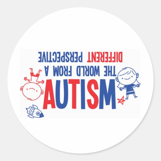 Stickers sensibilisation sur l'autisme (Devant)