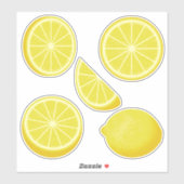 Stickers Set Icon Lemon (Feuille)