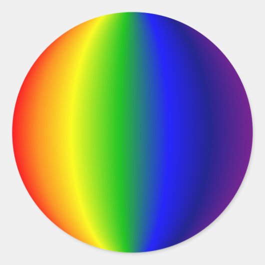Stickers - Sferische regenboog (Voorkant)