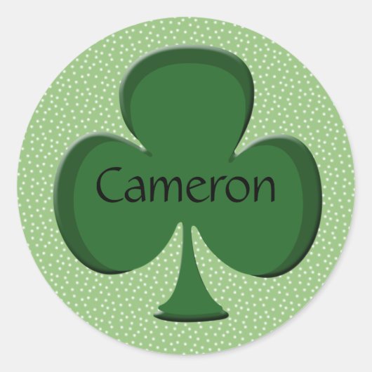 Stickers Shamrock Cameron (Devant)