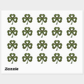 Stickers Shamrock en métal rouillé vert (Feuille)