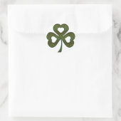 Stickers Shamrock en métal rouillé vert (Sac)