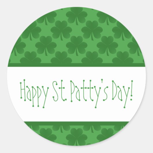 Stickers Shamrock simples (Devant)