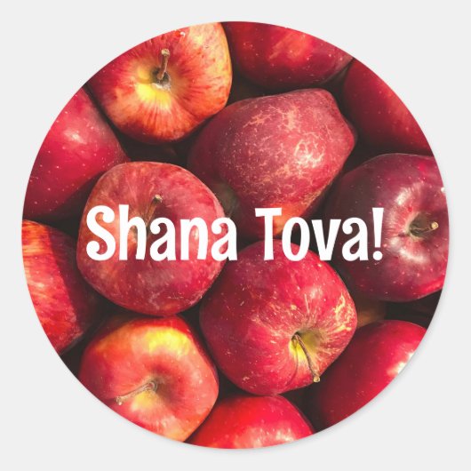 Stickers Shana Tova Apple (Devant)