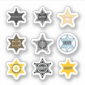 Stickers Sheriff (Devant)