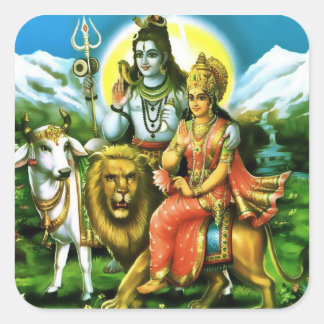 Stickers Shiva & Parvati