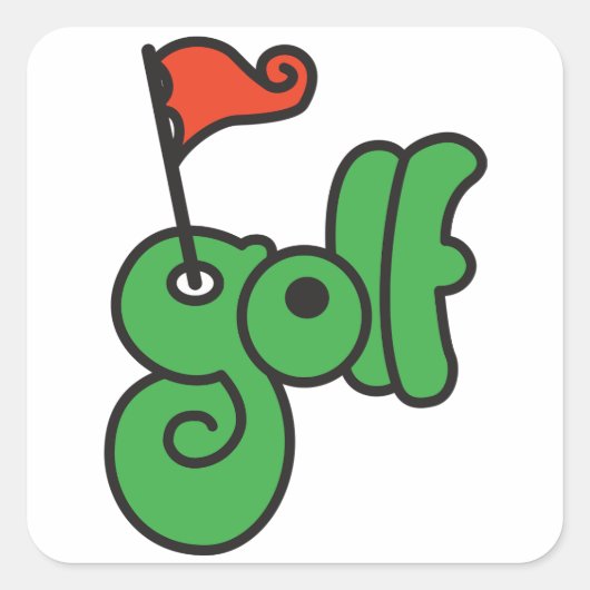 Stickers Signe Golf (Devant)