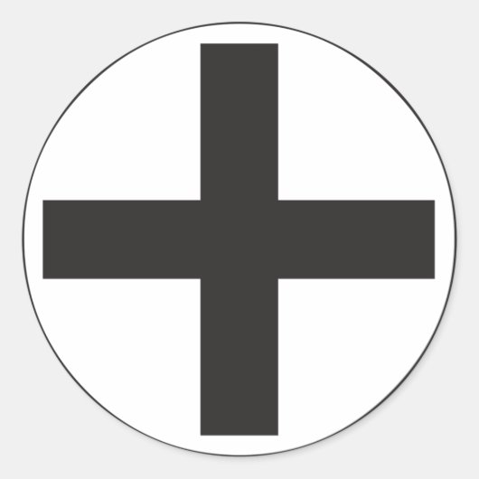 Stickers SIGNE NOIR PLUS (Devant)