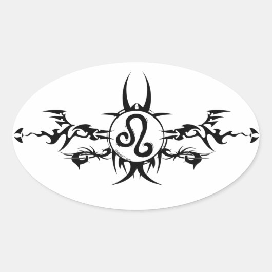 Stickers Signes de naissance de la tribu Leo (Devant)