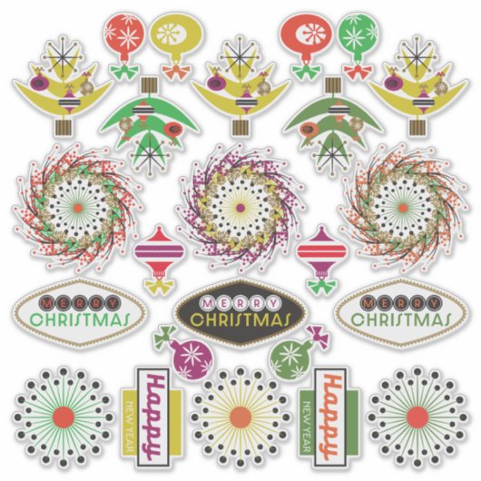 Stickers Signes de vacances (Devant)