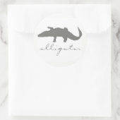 Stickers Silhouette Alligator (Sac)