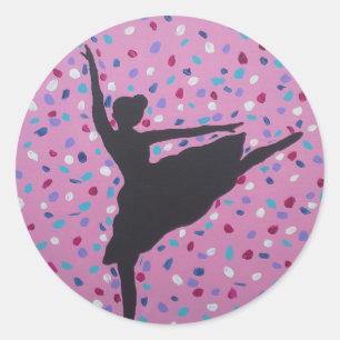 Stickers Silhouette Ballerina