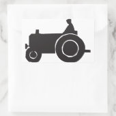 Stickers Silhouette du tracteur (Sac)