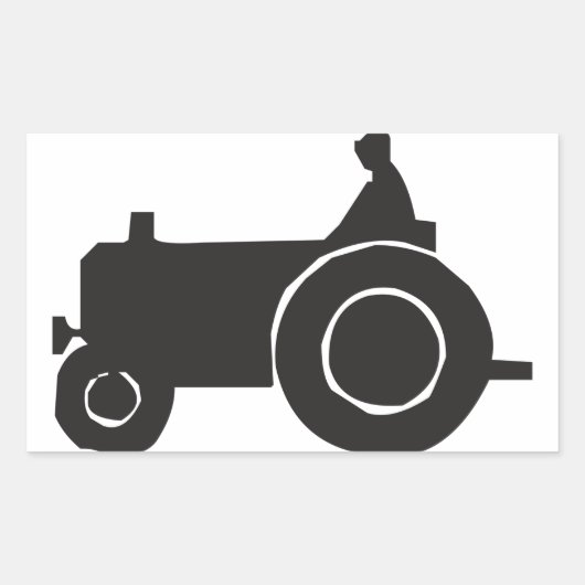 Stickers Silhouette du tracteur (Devant)