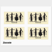 Stickers Silhouette Fashion 1920 (Feuille)