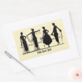 Stickers Silhouette Fashion 1920 (Enveloppe)