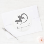 Stickers Silhouette Lizard (Enveloppe)