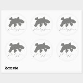 Stickers Silhouette Platypus (Feuille)