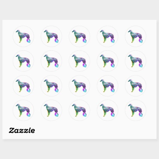 Stickers Silken Windhound (Feuille)