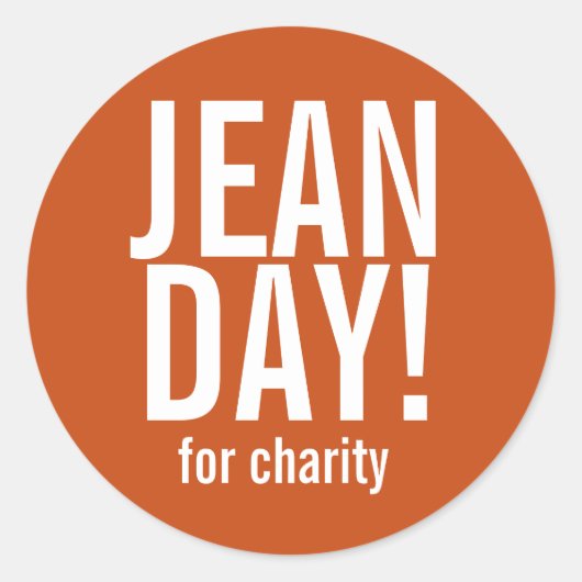 Stickers simple Burange Jean Day (Devant)