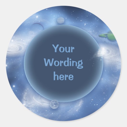 Stickers sjabloon - aanpasbare ruimte fantasie (Voorkant)