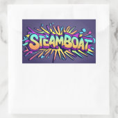 Stickers Ski en bateau à vapeur - (Ensemble de 4) (Sac)