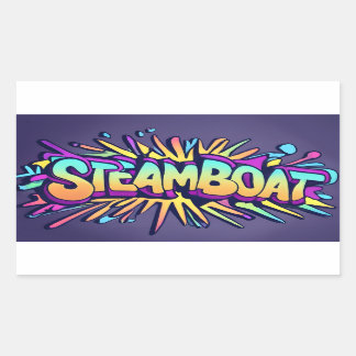 Stickers Ski en bateau à vapeur - (Ensemble de 4)