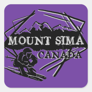 stickers ski Mont Sima Canada