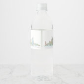 Stickers Skyline du monde (Dos)