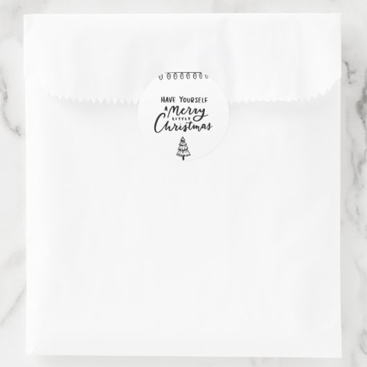 Stickers (Small) 3,8 cm, 20 par sheet - Christmas (Sac)