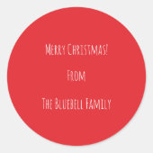 Stickers (Small) 3,8 cm, 20 par sheet - Christmas (Devant)