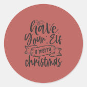 Stickers (Small) 3,8 cm, 20 par sheet - Christmas (Devant)