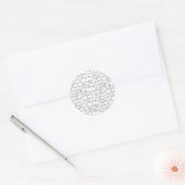 Stickers (Small) 3,8 cm, 20 par sheet - Christmas (Enveloppe)