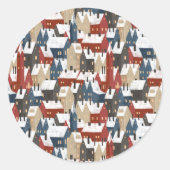 Stickers (Small) 3,8 cm, 20 par sheet - Christmas (Devant)